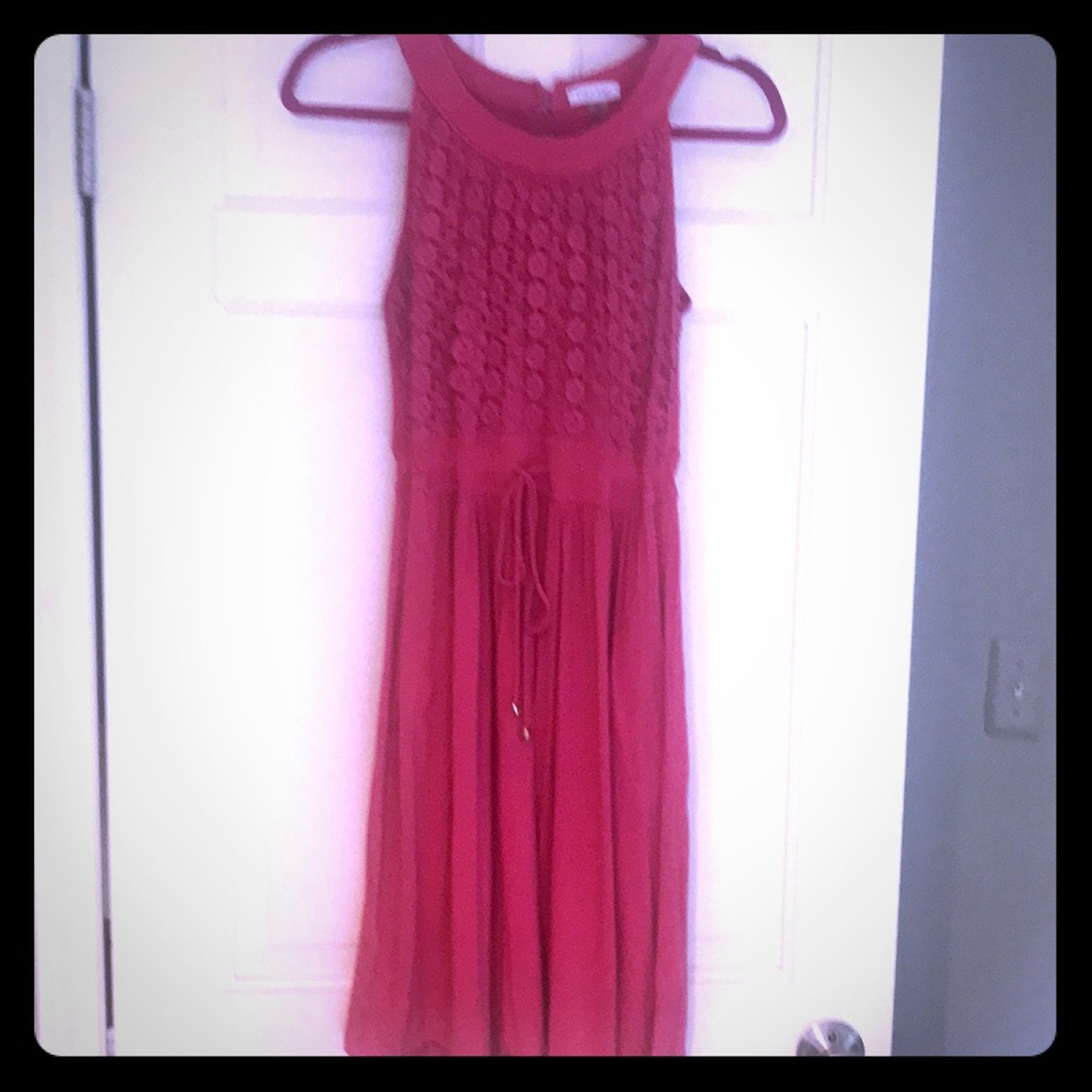 Calvin Klein pink dress with pockets!